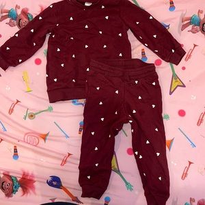 2 piece sweatsuit set